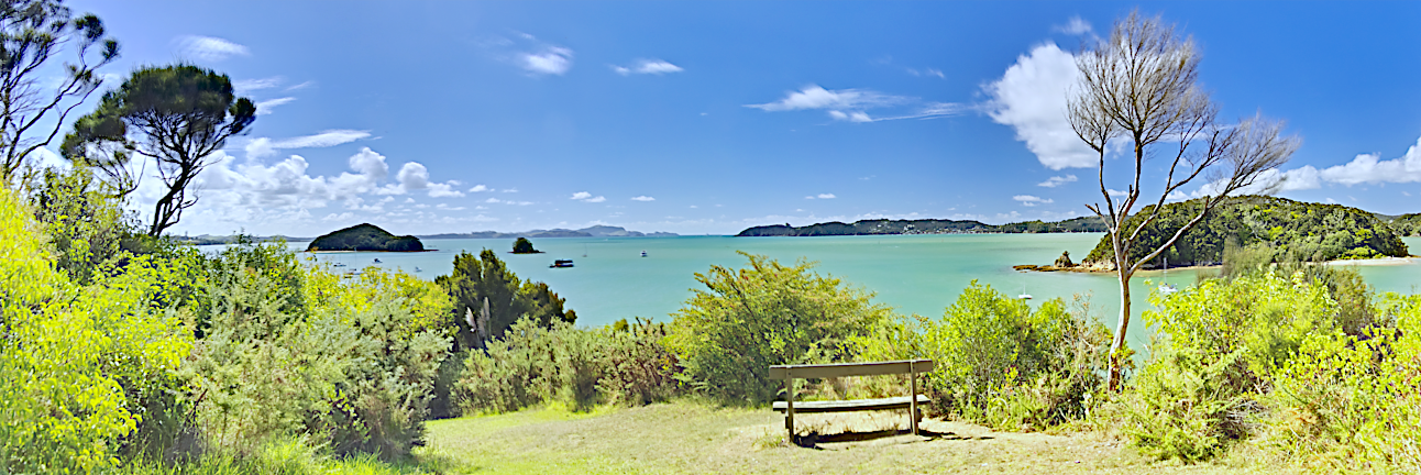 Paihia Panorama with View towards Russell